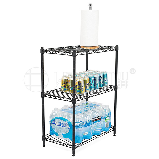 Diy 3 Tiers Home Kitchen Wire Closet Storage Organizer Adjustable