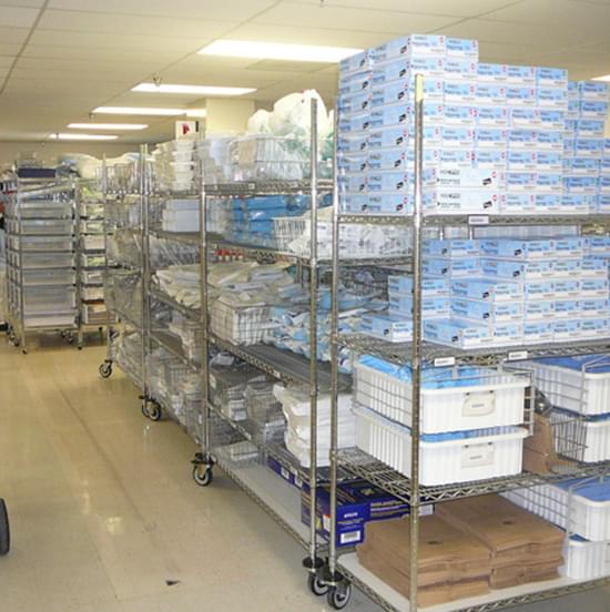 warehouse wire rack