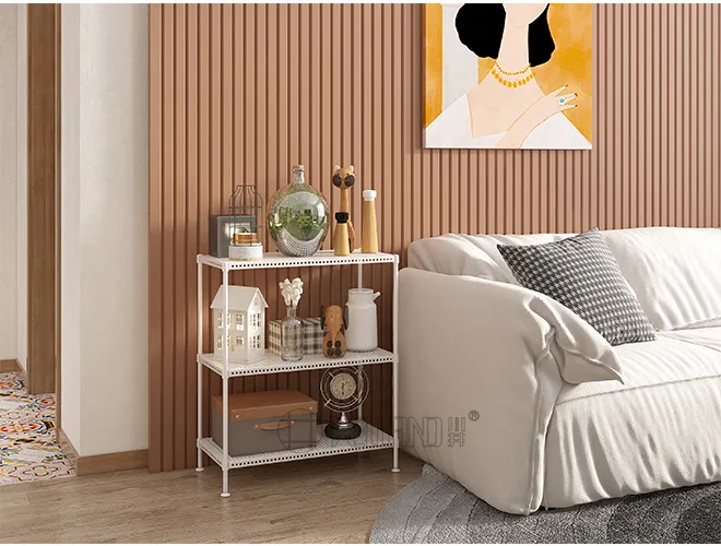 3-Tier Adjustable Perforated Metal Shelf, White  Versatile Home Storage Organizer (2)