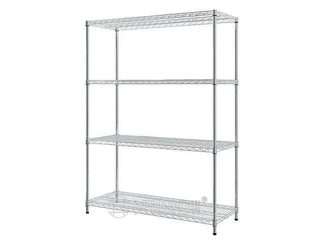 Maximum Strength Chrome Shelving - Adjustable Heavy-Duty Rack for Industrial Storage Needs (4)