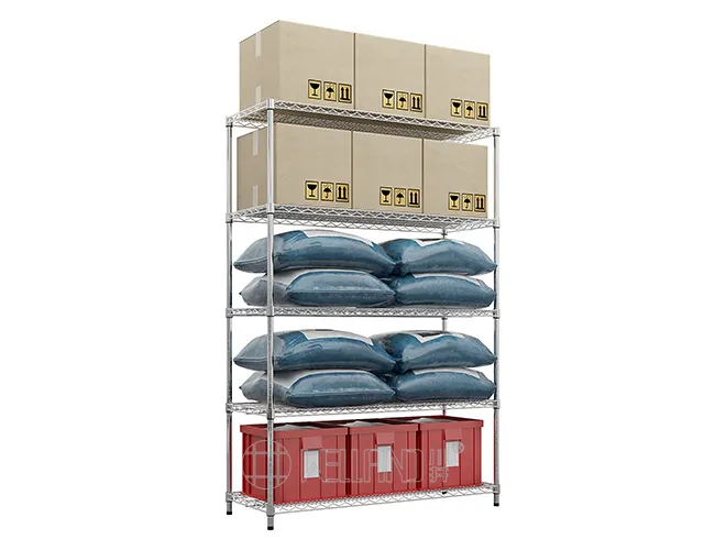 Maximum Strength Chrome Shelving Professional Grade Factory & Warehouse (2)