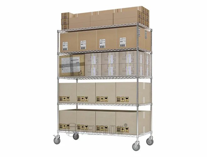 Heavy-Duty Chrome Wire Shelving - Commercial Kitchen & Warehouse Racks (2)