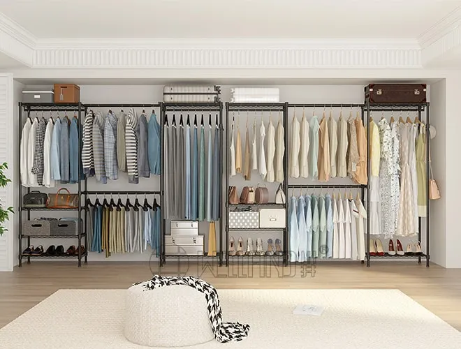 Expandable Heavy-Duty Garment Rack  Japanese-Quality Carbon Steel, Custom Width (3)