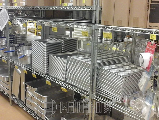 Chrome Steel Display Wire Shelf Shelving (5)