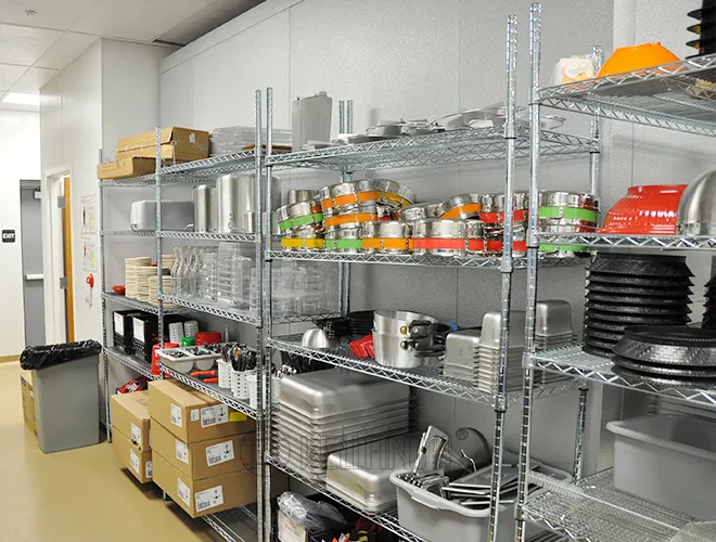 5 Tier Adjustable Storage Shelf Metal Storage Rack Wire Shelving Unit (4)