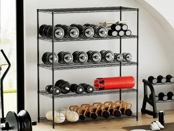 NSF & SGS Large Size 2 Layer Heavy Duty Black Wire Shelving frome Chinese Manufacturer Factory