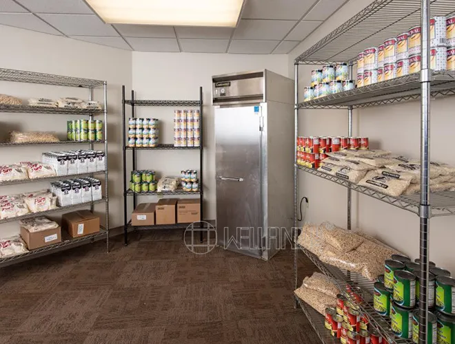 4 Tiers 800lbs School Office Warehouse Steel NSF Wire Shelf Shelving Racking