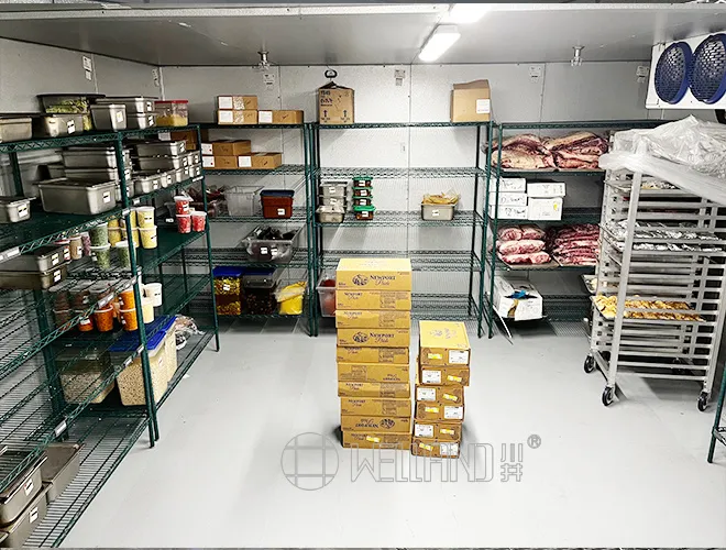 Cold Room 800lbs Heavy Duty 5 Layers Wire Shelving Racking
