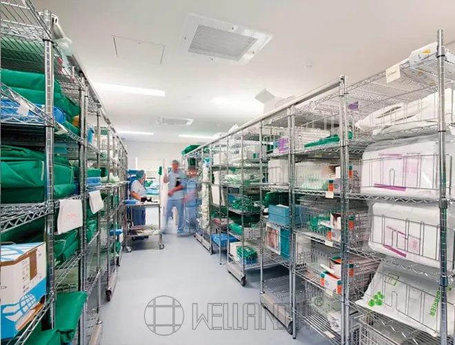 5 Tiers Storage Shelves for Hospital Medicines