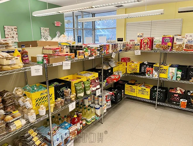 4 Lyers Seven-eleven Store Display Heavy Duty Wire Shelf Stand Shelving (2)