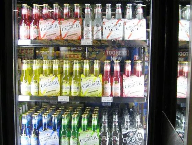 Refrigerated Beverage Shelving (2)