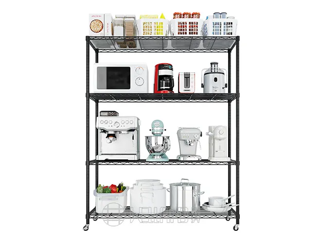 3-Tier Rolling Storage Cart  Heavy-Duty Shelving for Appliances, Pantry, or Indoor Plants（2）