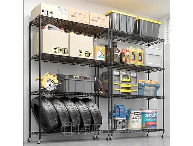 3-Tier Rolling Storage Cart  Heavy-Duty Shelving for Appliances, Pantry, or Indoor Plants（5）