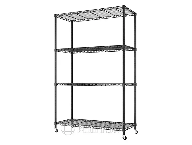 3-Tier Rolling Storage Cart  Heavy-Duty Shelving for Appliances, Pantry, or Indoor Plants（6）