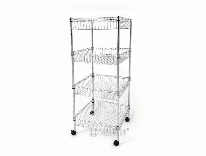 4-tier-chrome-wire-basket-cart-rolling-storage-trolley-for-home(3)