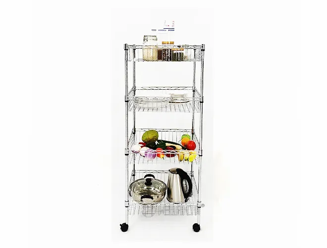 4-tier-chrome-wire-basket-cart-rolling-storage-trolley-for-home(2)