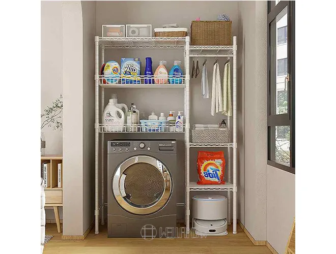 6-Tier Washing Machine Rack - Tall Laundry Room Shelves（2）