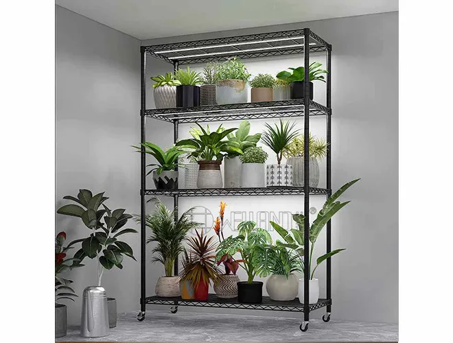 4-Tier Plant Growing Rack - Greenhouse Style Plant Stand(1)