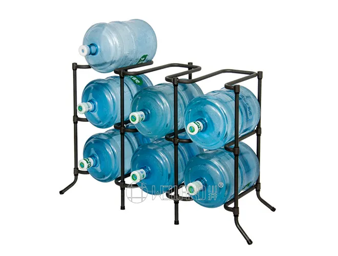 9-Bottle Water Storage Rack - Heavy Duty Bottle Organizer(1)