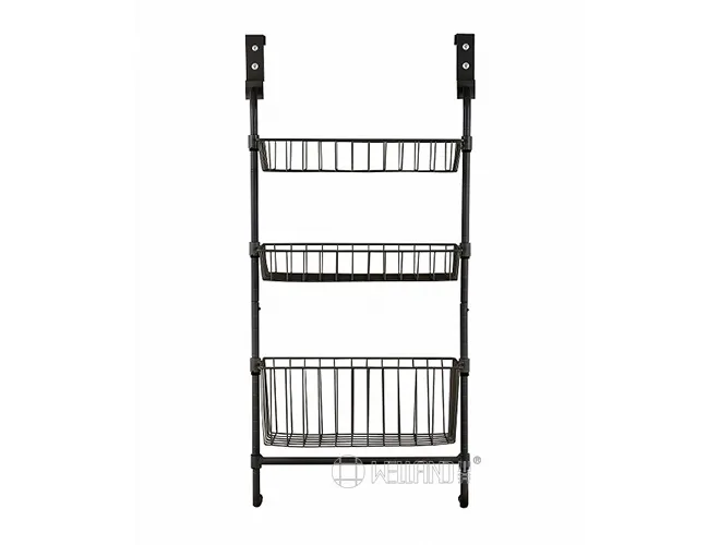 3-Tier Over The Door Pantry Organizer - Hanging Spice & Wall Rack（2）
