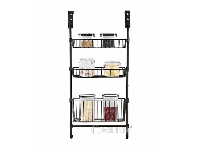 3-Tier Over The Door Pantry Organizer - Hanging Spice & Wall Rack（1）