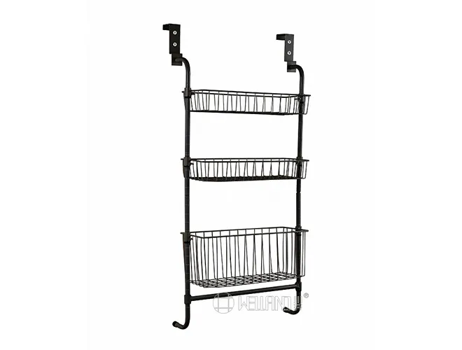 3-Tier Over The Door Pantry Organizer - Hanging Spice & Wall Rack（3）
