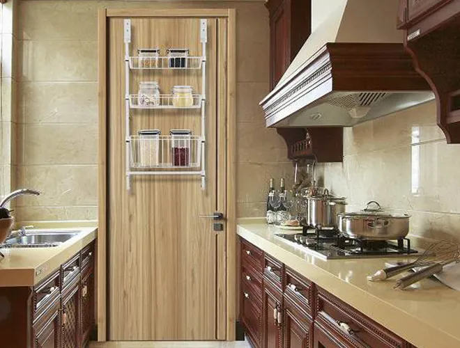 3-Tier Over The Door Pantry Organizer - Hanging Spice & Wall Rack（8）