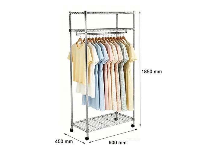 chrome-plated-steel-frame-with-3-open-wire-tiers-and-casters-ideal-for-retail-or-home(4)