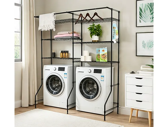 combination-rack-for-washer-dryer-stacking-with-adjustable-depth-and-extra-shelf (2)